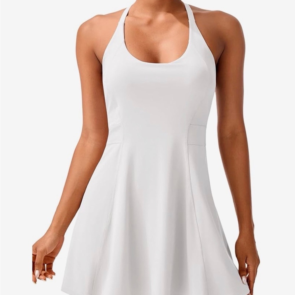 Women’s Athletic White Sleeveless Dress Size XS/S Pickleball Tennis Workout
